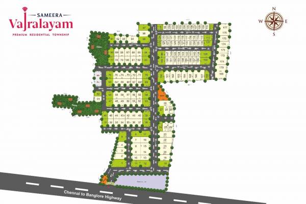  vajralayam-villas Layout Plan