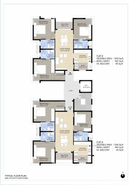  sharon-rose Sharon Rose Cluster Plan from 4th to 5th Floor