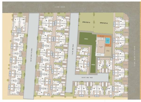  aatmiya-grandvilla-10 Layout Plan