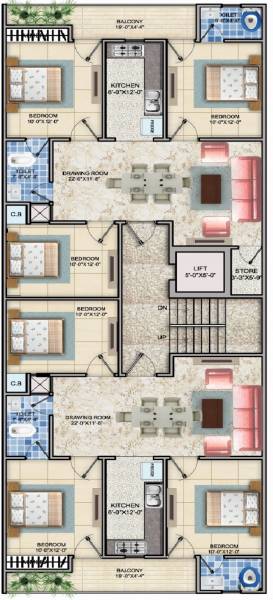 Cluster Plan UG 1,2,3 path-view-casa-apartment-3 Cluster Plan UG 1,2,3