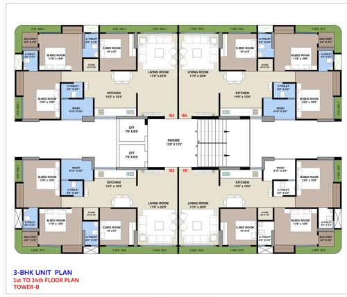 The Antelia Block A Cluster Plan the-antelia The Antelia Block A Cluster Plan