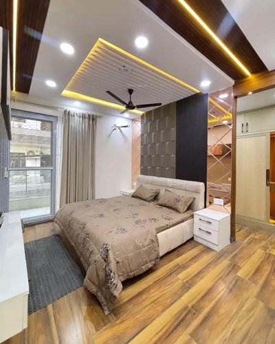  goyal-4bhk-apartment Bedroom