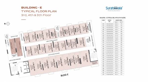 mark-plazzo-building-c-d-and-e Mark Plazzo Building E Cluster Plan from 3rd to 5th Floor