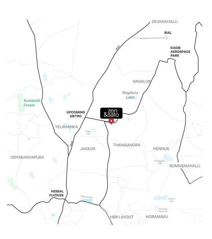 zen & sato Location Plan