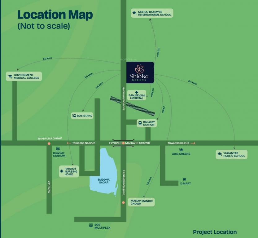  shloka greens Location Plan