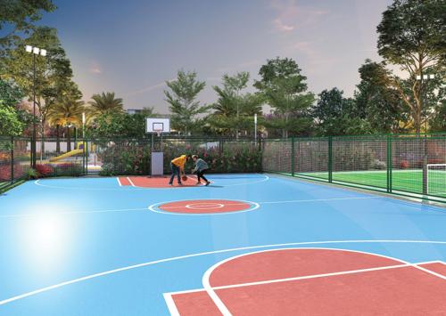  shloka-greens Basketball Court