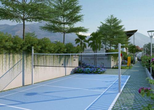 Badminton Court above-the-world Badminton Court
