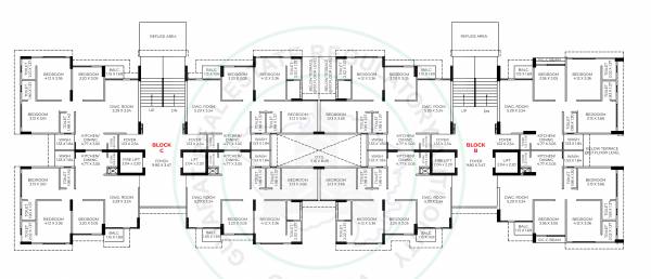  rudraksh Tower C Cluster Plan from 5th to 8th Floor