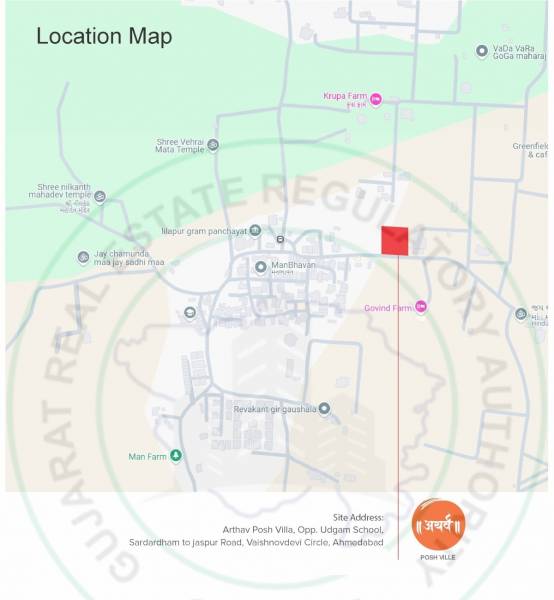  atharva-posh-ville Location Plan