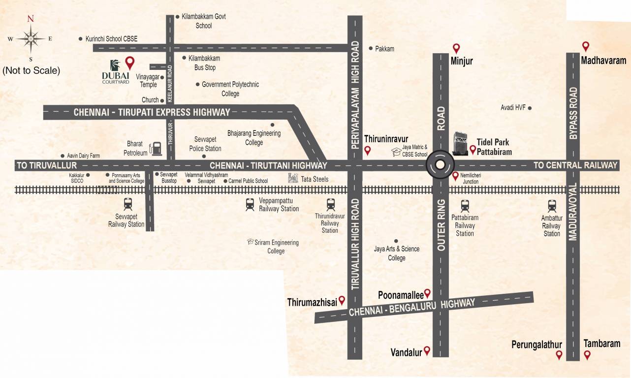  dubai courtyard Location Plan