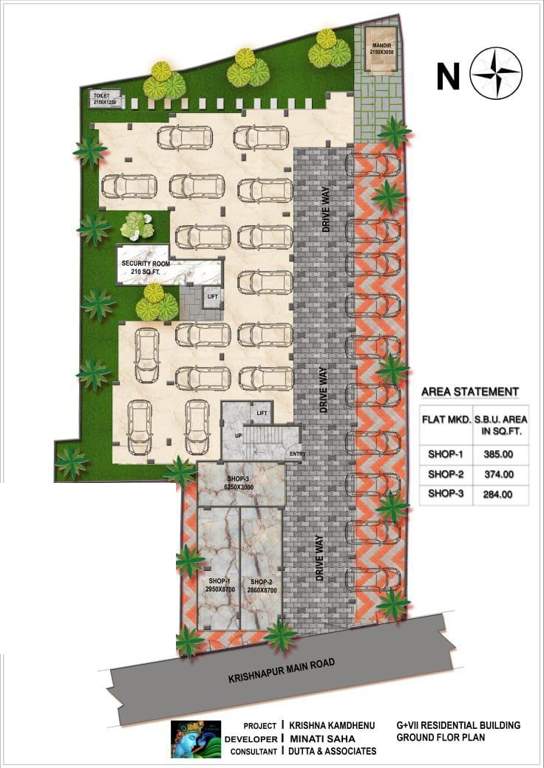  krishna kamdhenu Krishna Kamdhenu Cluster Plan for ground Floor