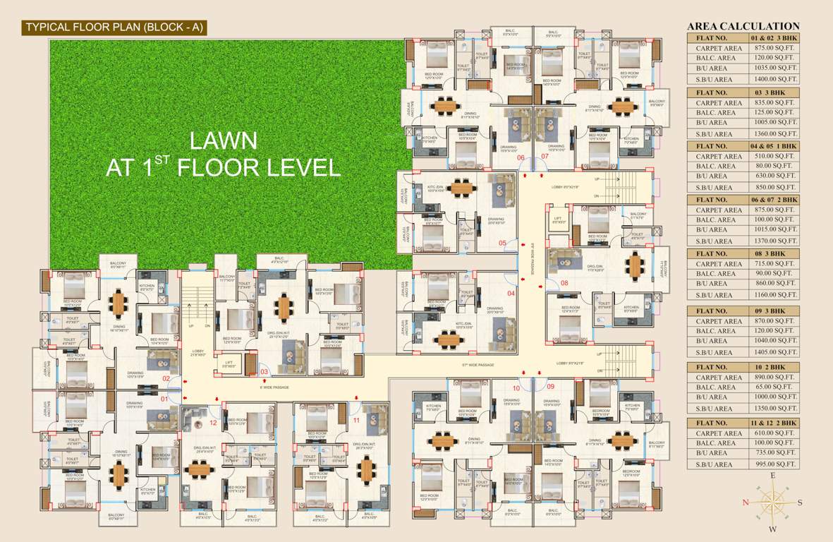  valley phase 1 BLOCK A Cluster Plan for 6th Floor