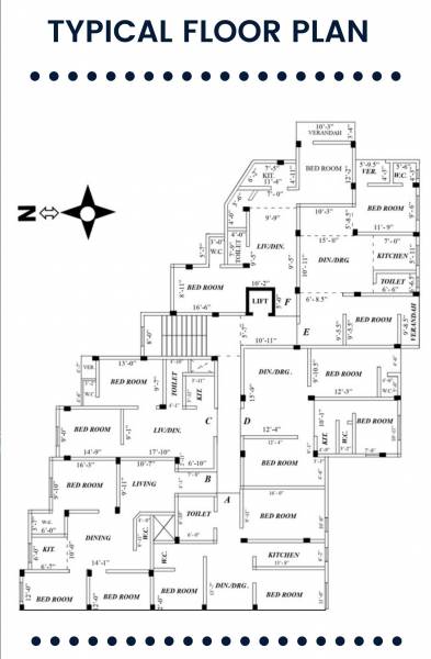  niraloy Niraloy Typical Cluster Plan