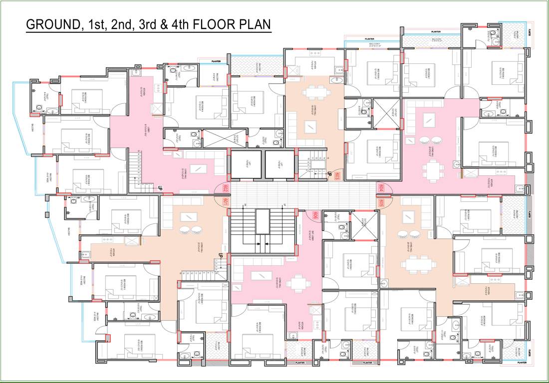  fortune palace c Fortune Palace C Cluster Plan for Typical Floor
