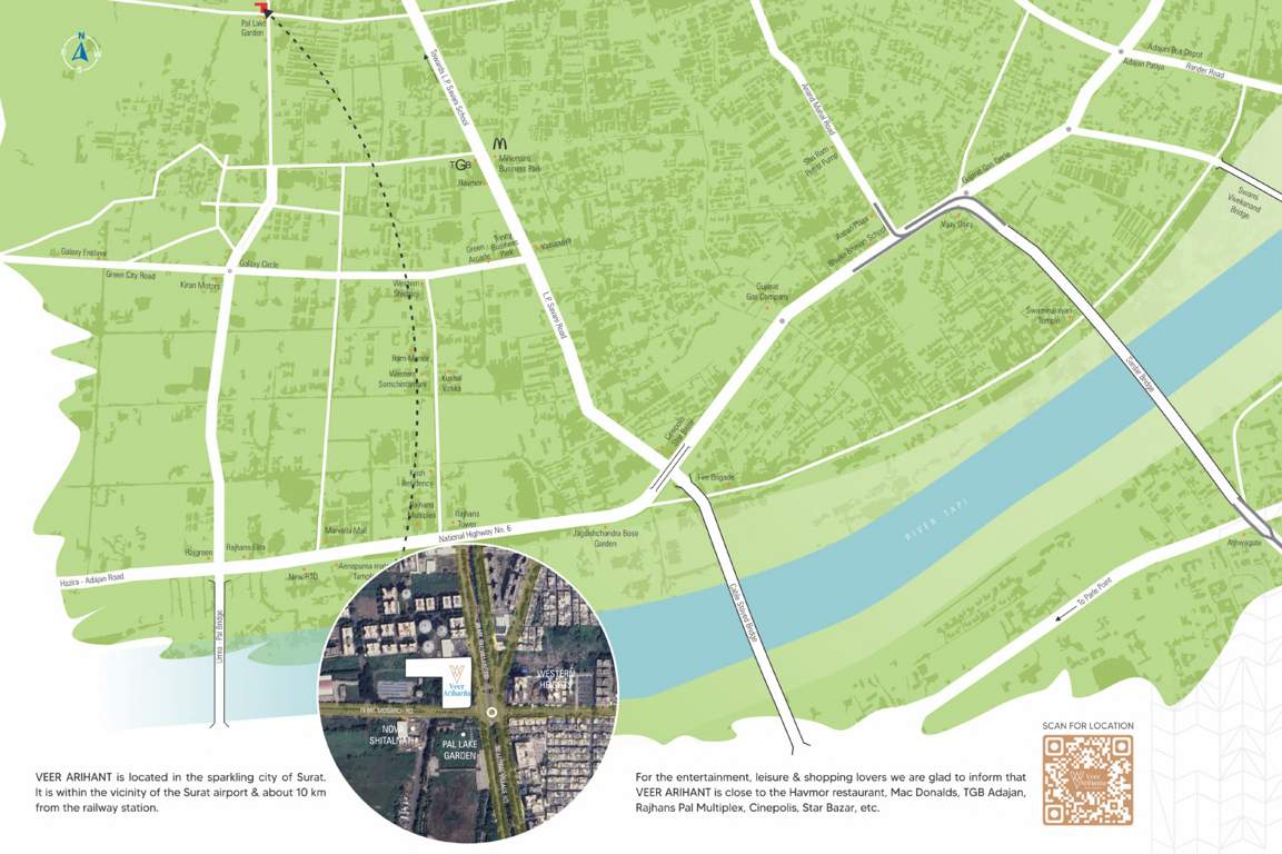  veer arihanta Location Plan