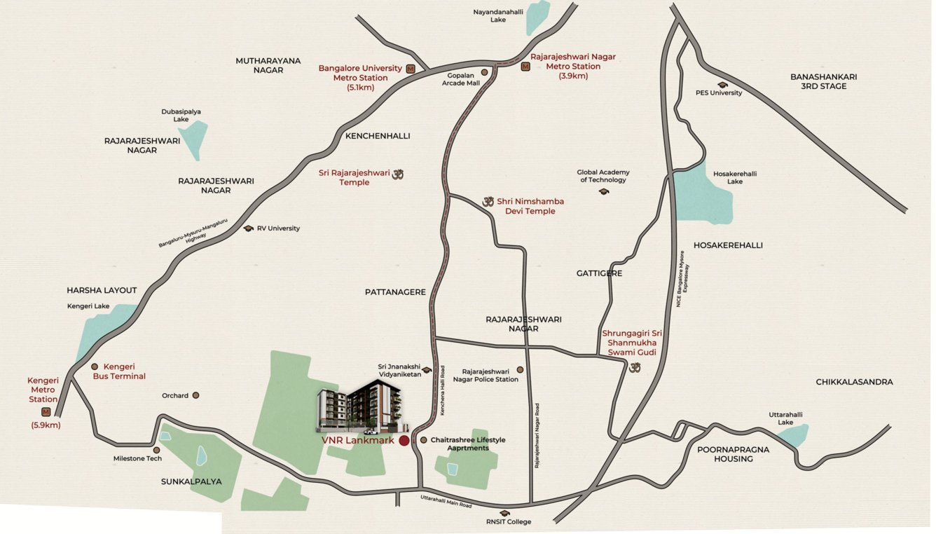 vnr land mark Location Plan