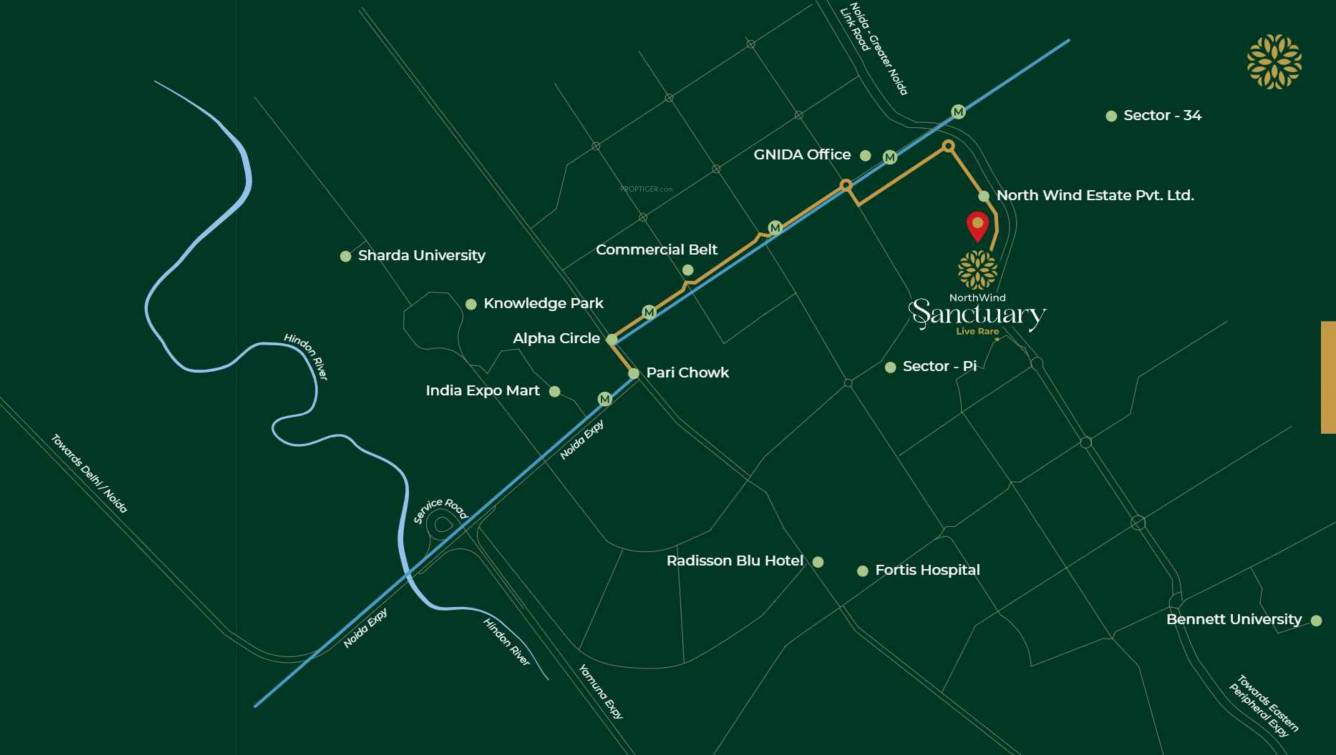 northwind sanctuary Location Plan