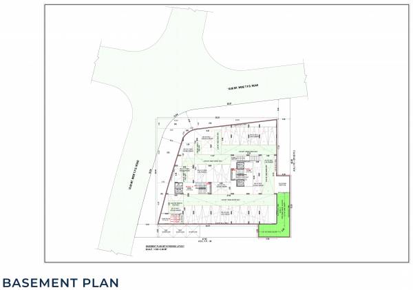  shikshapatri-shlok Block A & B Cluster Plan for Basement Floor