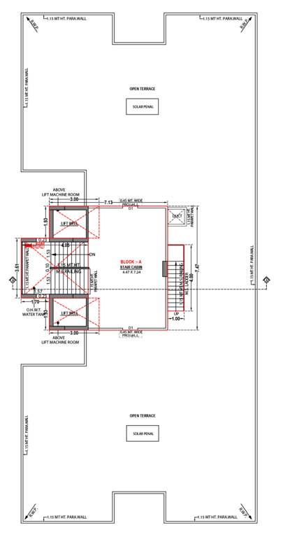 shikshapatri shlok Block A Cluster Plan for Terrace Floor