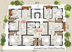  shree-nivas Shree Nivas Cluster Plan from 2nd to 3rd Floor