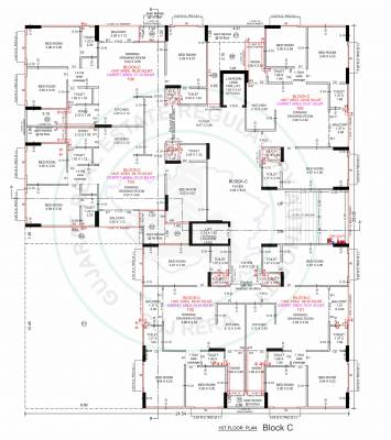  ayodhyapuram Block C Cluster Plan for 1st Floor