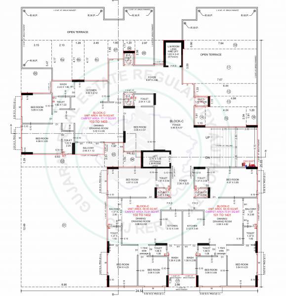  ayodhyapuram Block C Cluster Plan for 2nd Floor