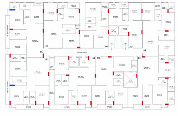  heights-vi Heights VI Cluster Plan for ground Floor