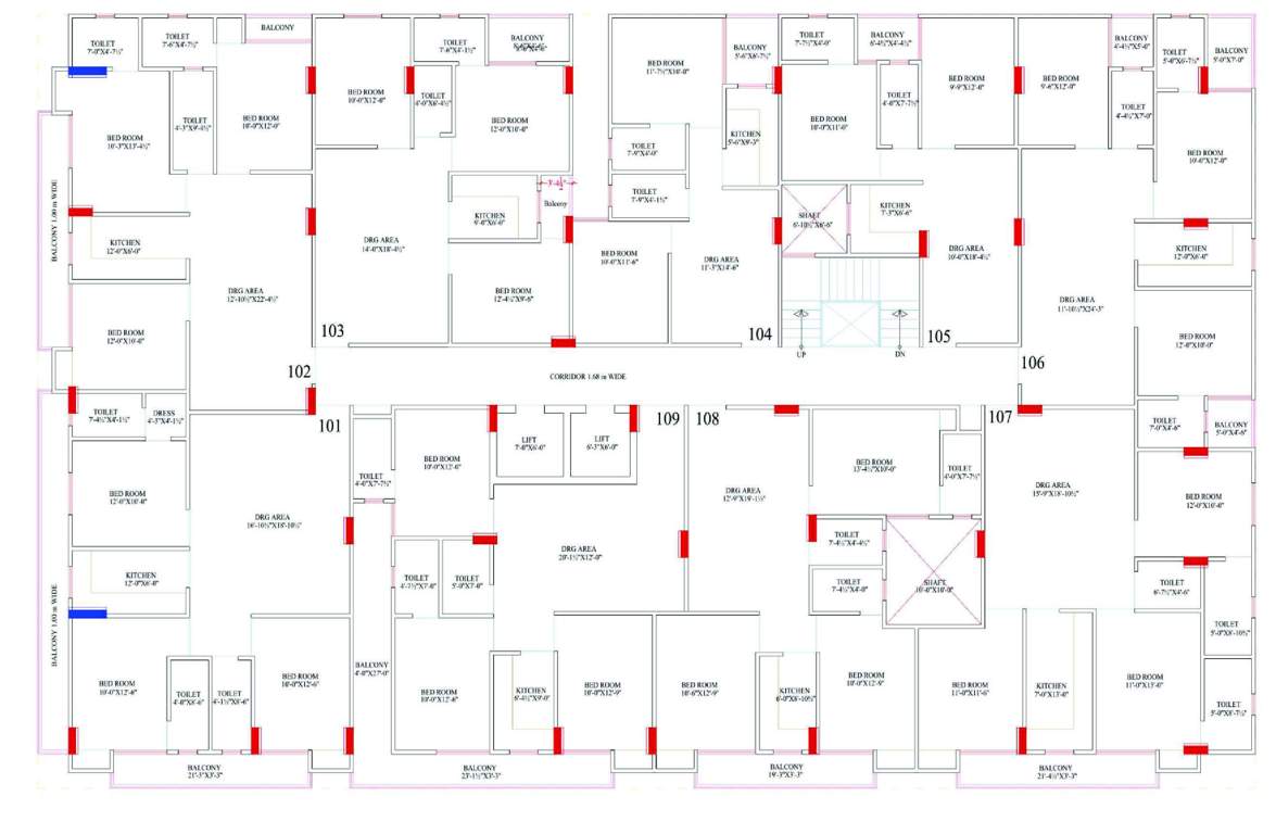  heights vi Heights VI Cluster Plan for ground Floor