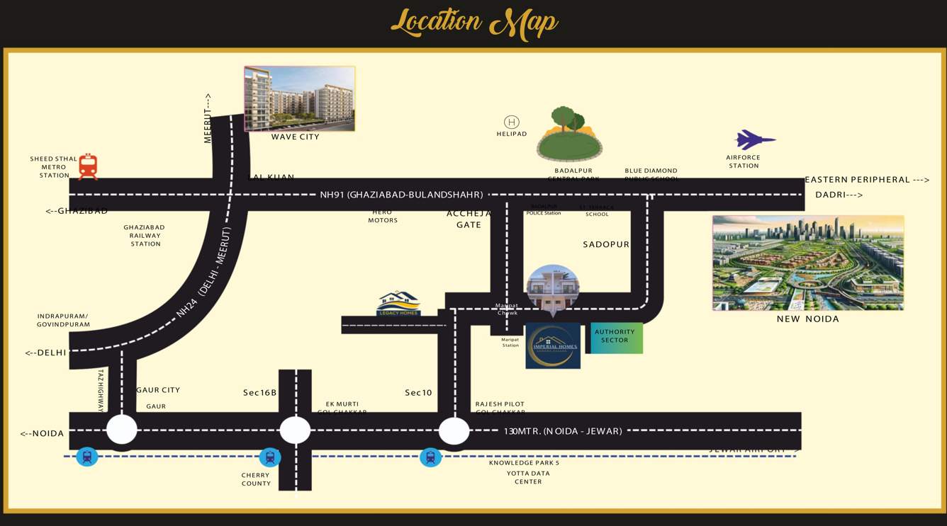  imperial homes Location Plan