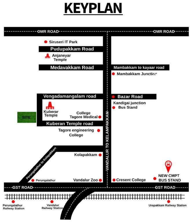  rathinasai nagar Location Plan