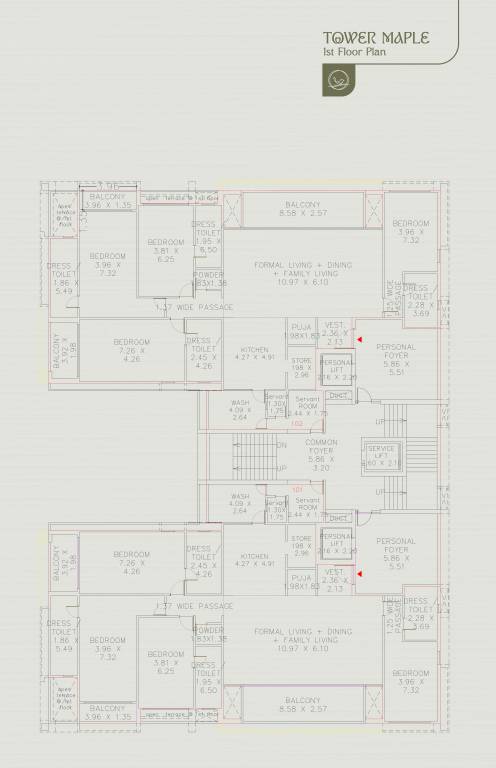 keystone clermont Maple Cluster Plan for 1st Floor