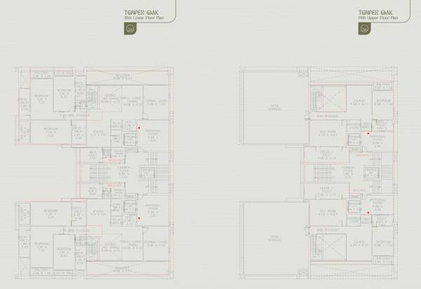  keystone-clermont Oak Cluster Plan for 18th Floor