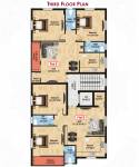  aadhira Aadhira Cluster Plan for 3rd Floor
