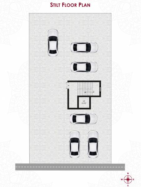  aadhira Aadhira Cluster Plan for Stilt Floor
