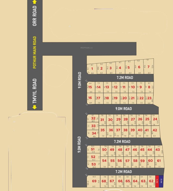  sai kumaran nagar Layout Plan