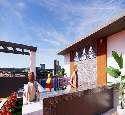  nikita-vrindaban-residency Swimming Pool