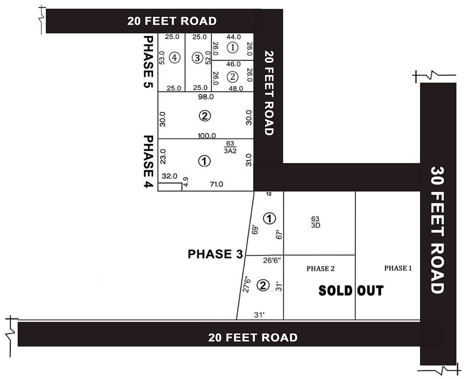 sai ecr nagar Layout Plan