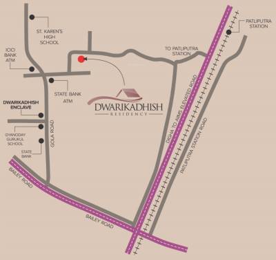  dwarikadhish-residency Location Plan