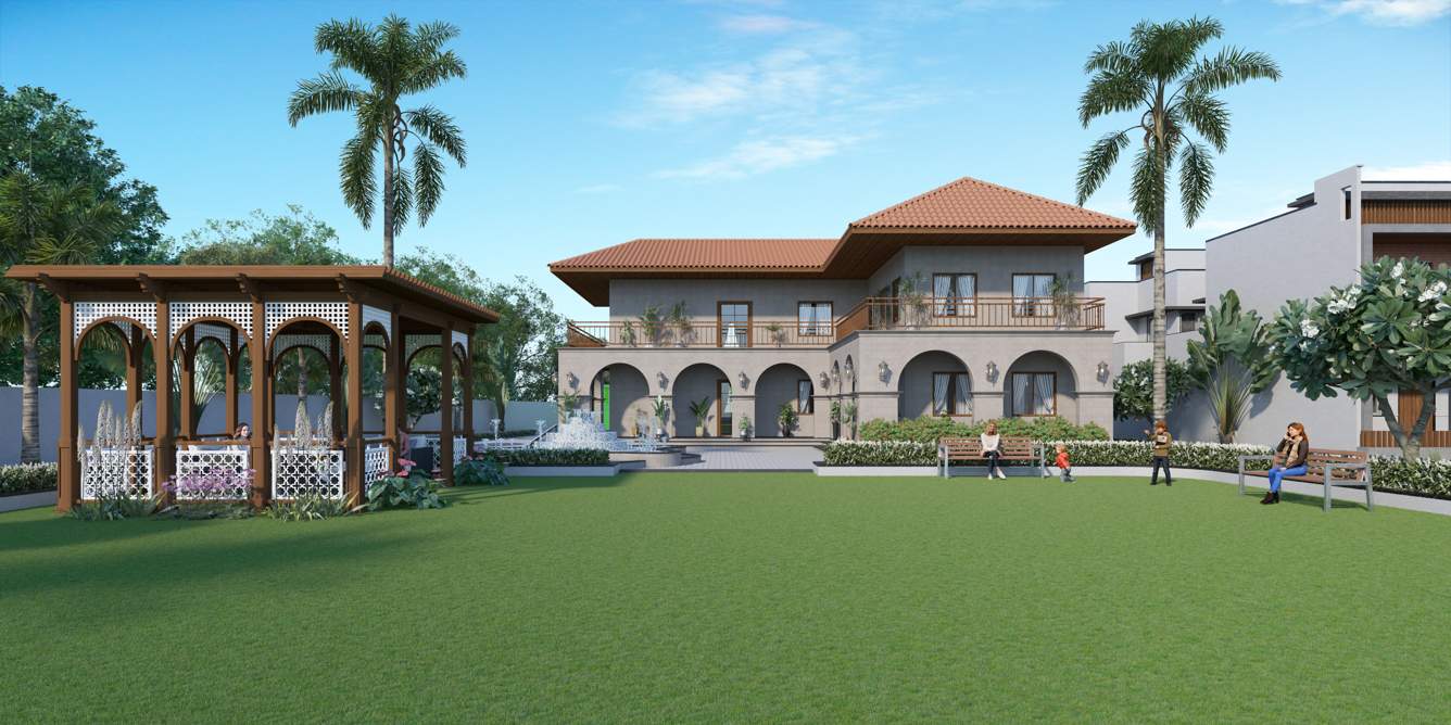  modheshwari homes Landscape Garden and Tree Planting