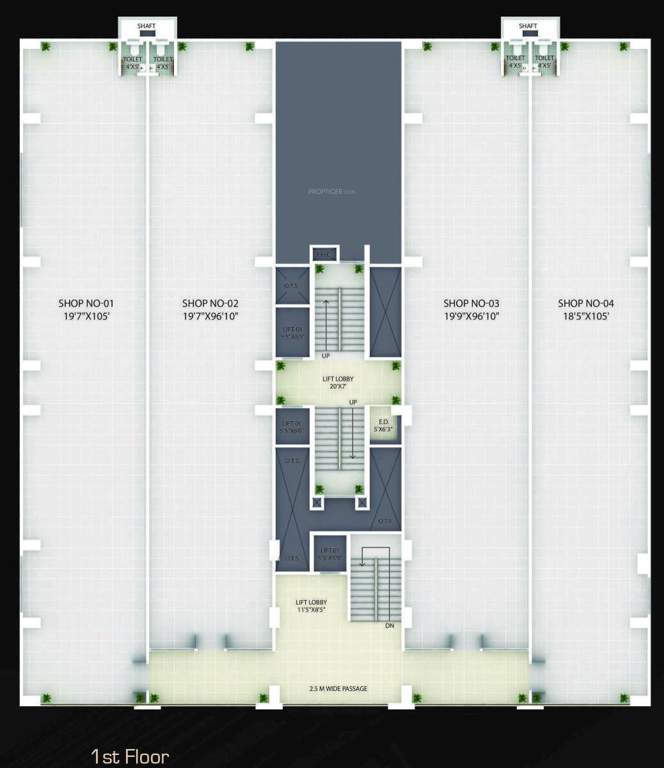  sapphire tower Sapphire Tower Cluster Plan for 1st Floor