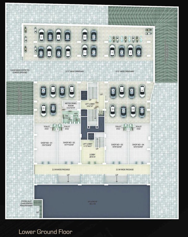  sapphire tower Sapphire Tower Cluster Plan for ground Floor
