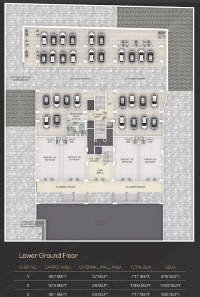 Sapphire Tower Lower Ground Cluster Plan sapphire-tower Sapphire Tower Lower Ground Cluster Plan