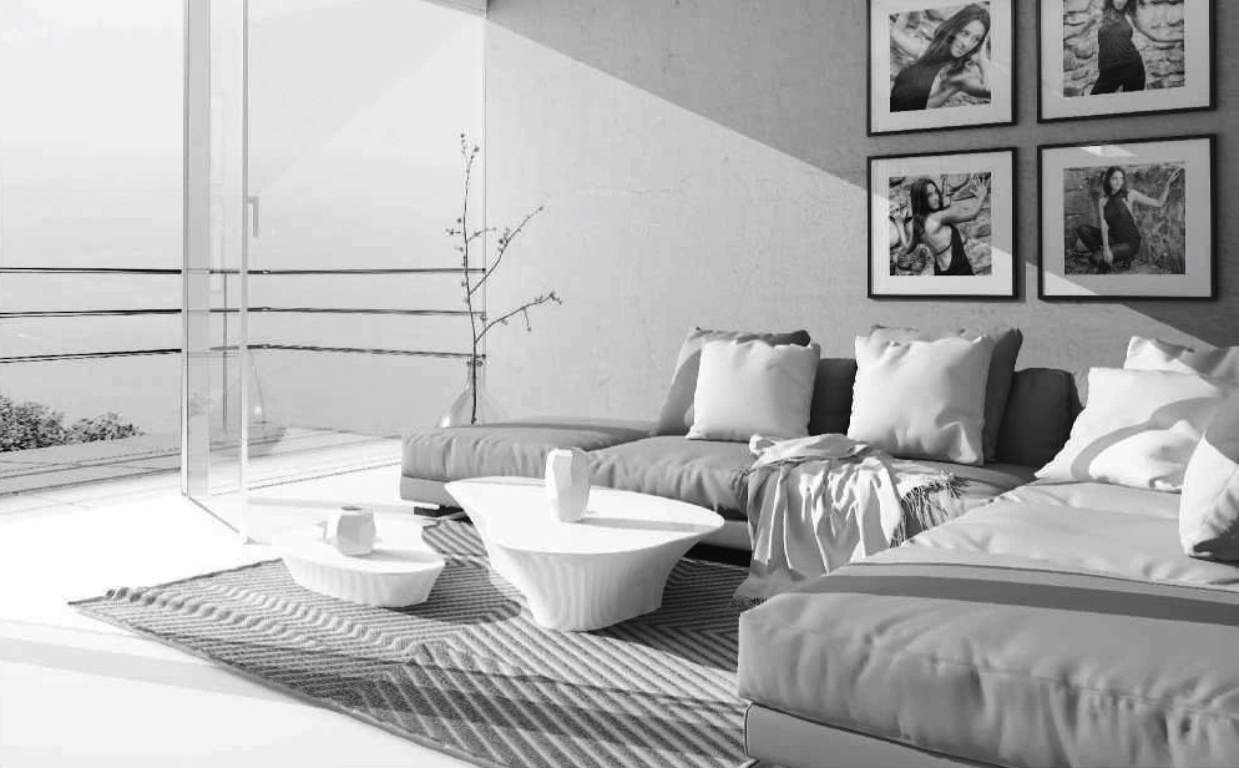  sapphire tower Living Area