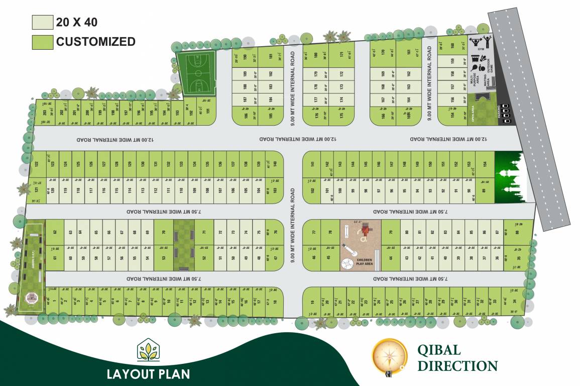  aamena villa Layout Plan