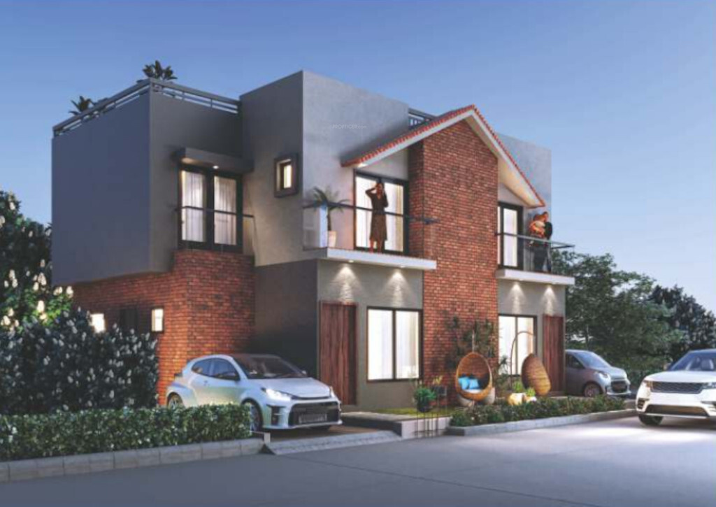 green nest bungalows Elevation