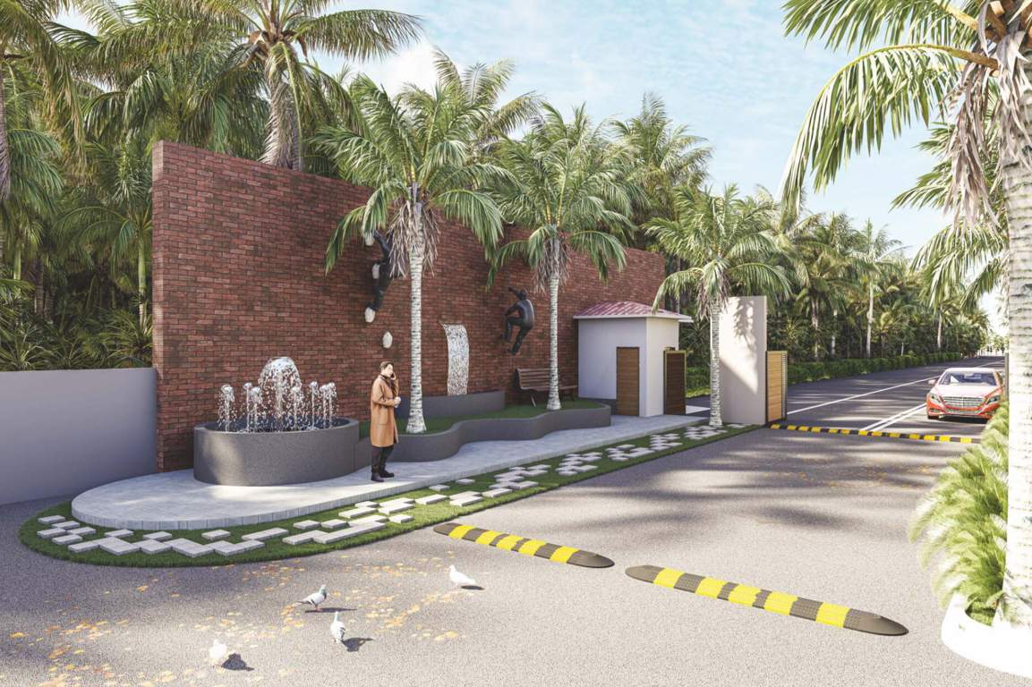 green nest bungalows Entrance Gate Security Cabin