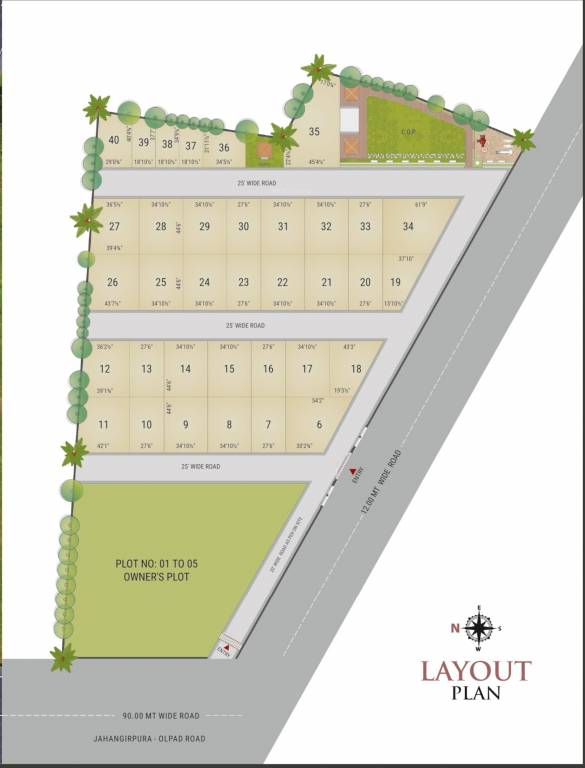  keshav kunj bungalows Layout Plan