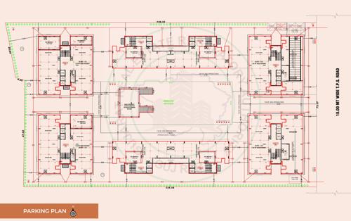  adhirath-by-sampad Block A , B, C, D, E, F, G & H Cluster Plan for Parking Plan 