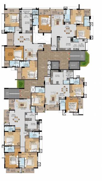 Queens Park Cluster Plan from 2nd to 12th Floor queens-park Queens Park Cluster Plan from 2nd to 12th Floor