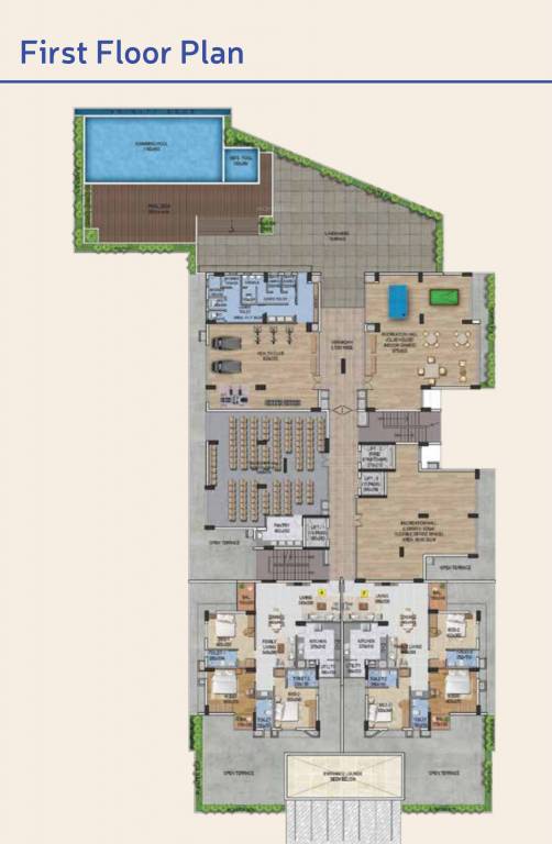  elanza Elanza Cluster Plan for 1st Floor